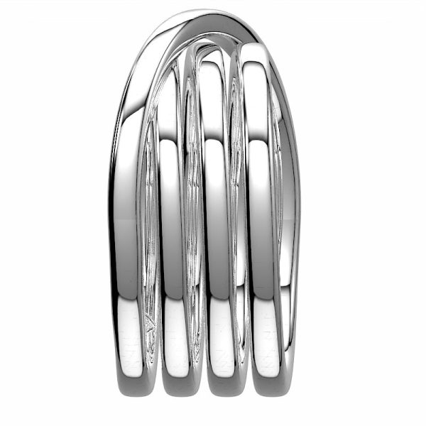Spiral Over Pass Ring - Image 3