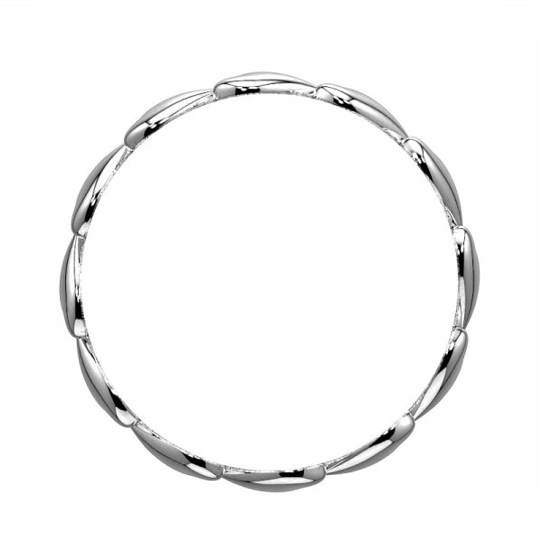Puffed Heart Eternity Ring - Image 2