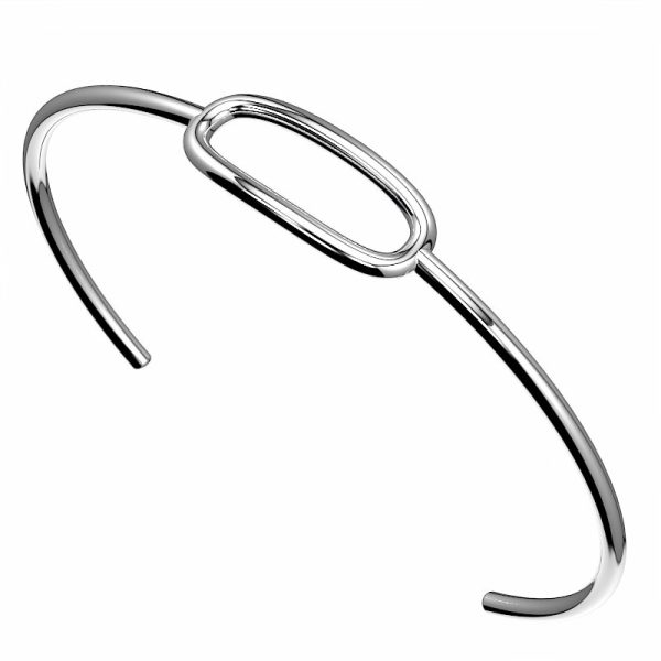 Windowed Open Bangle